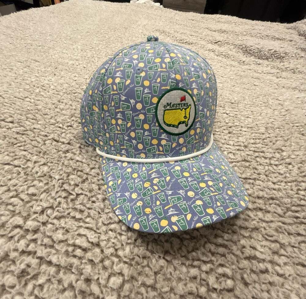 American Needle Masters Tournament Crow's Nest Drink Rope Snapback Hat